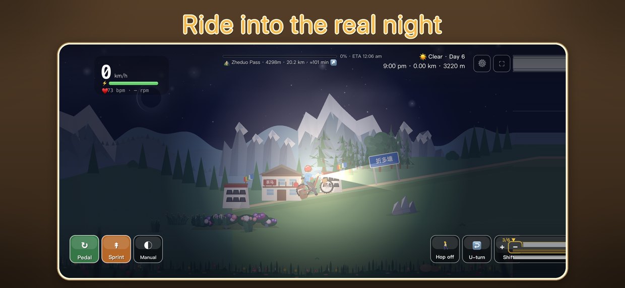 Ride into the real night