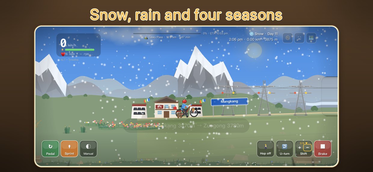 Snow, rain and four seasons