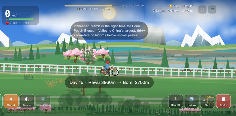 Bomi Peach Blossom Valley — Cycling 318